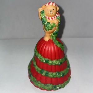 1991 porcelain christmas bell “Garland of greetings”